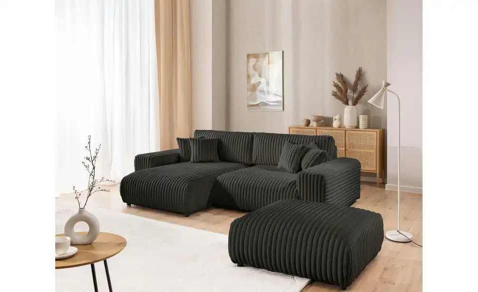 Ecksofa, in Wohnsituation