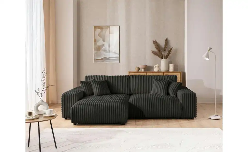 Ecksofa, in Wohnsituation