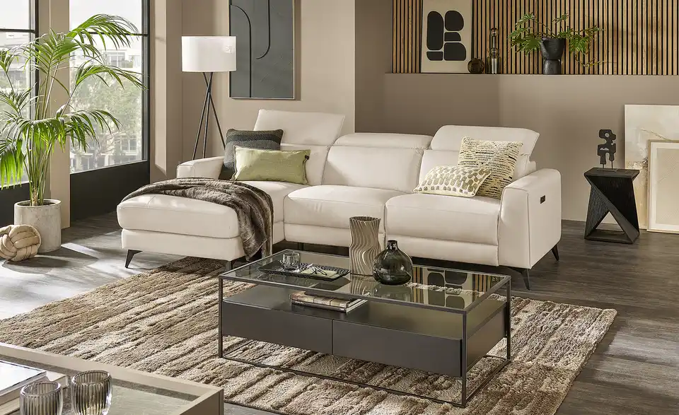 Ecksofa Taku, in Wohnsituation