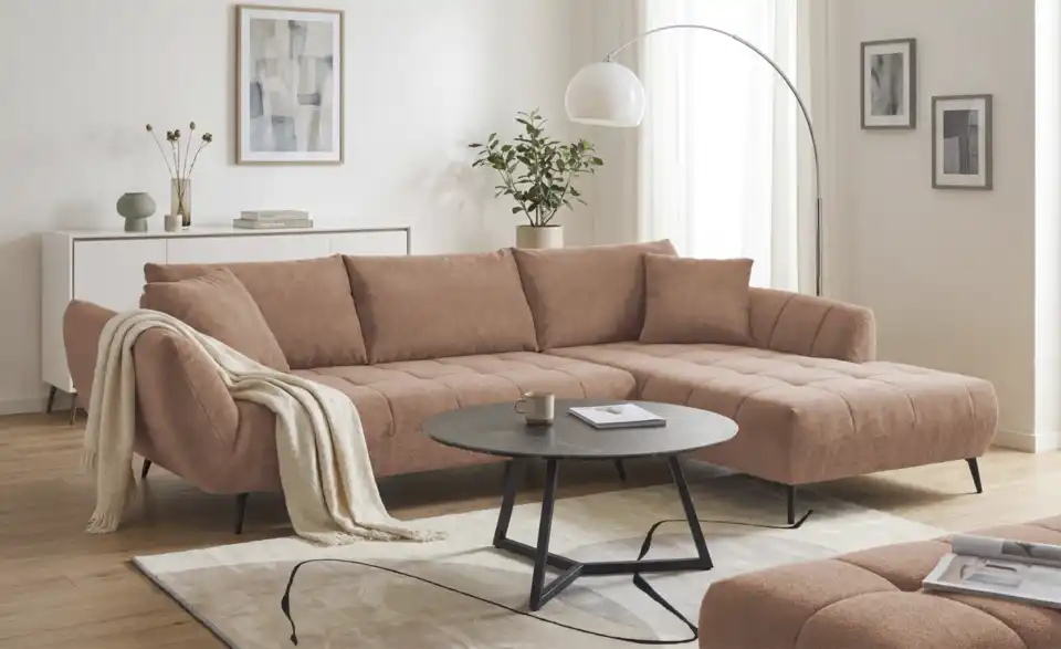 Ecksofa Carly, in Wohnsituation