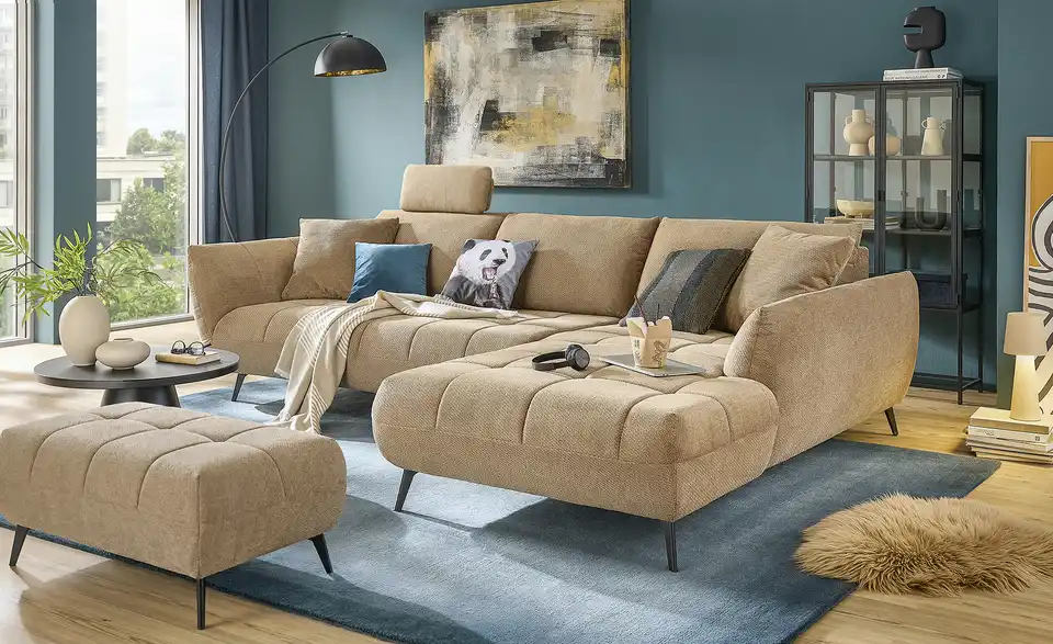 Ecksofa Carly, in Wohnsituation