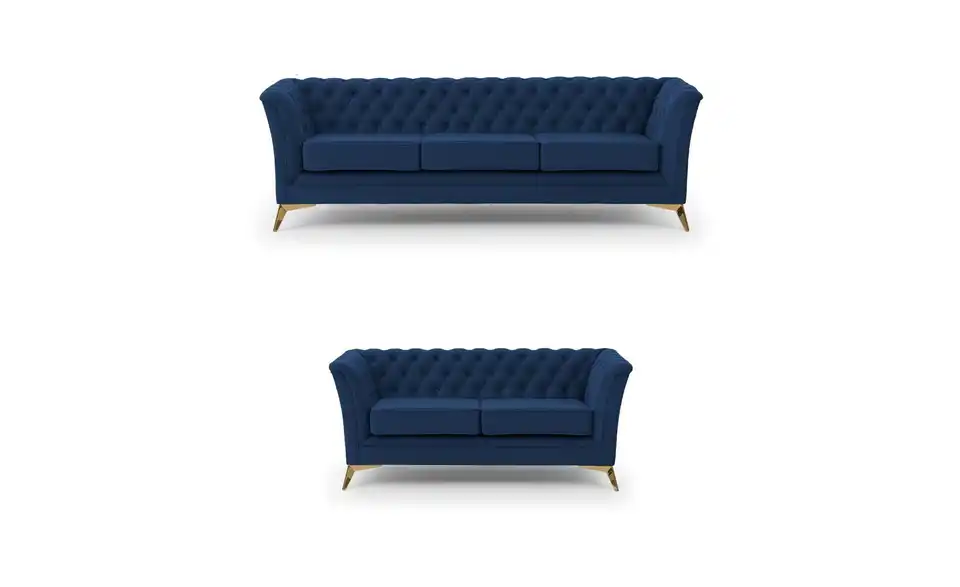 Polstergarnitur 3+2, Frontansicht