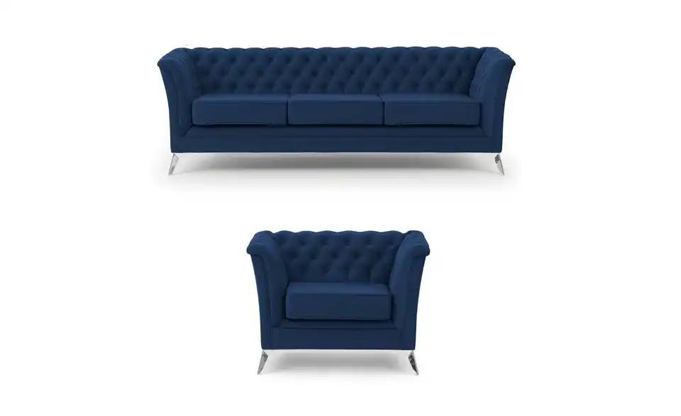 Polstergarnitur 3+1, Frontansicht