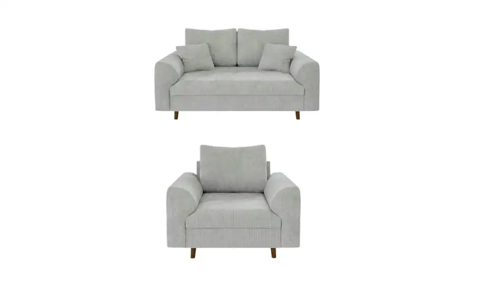 Polstergarnitur 2+1, Frontansicht