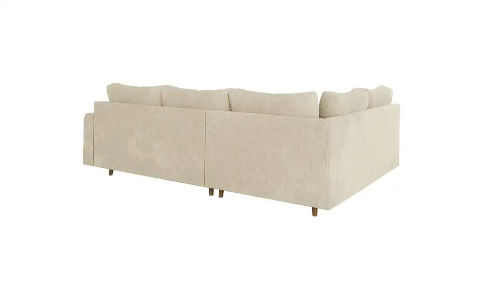 Ecksofa mit Hocker, Rückansicht