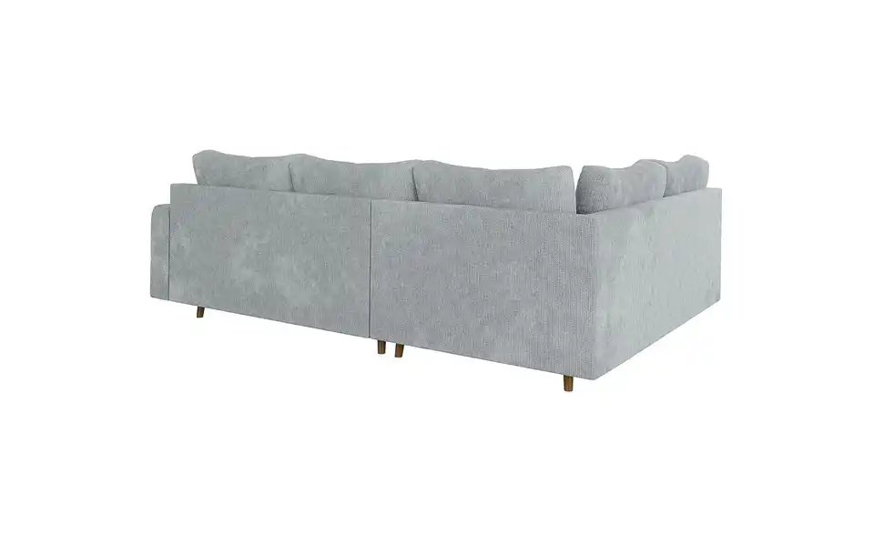 Ecksofa mit Hocker, Rückansicht