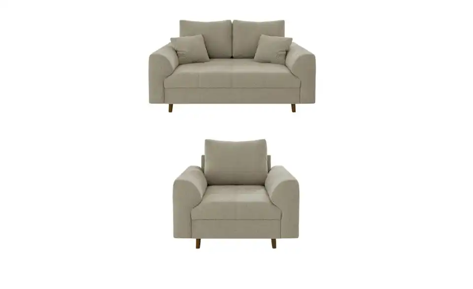 Polstergarnitur 2+1, Frontansicht