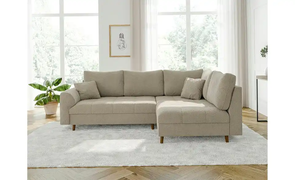 Ecksofa, in Wohnsituation
