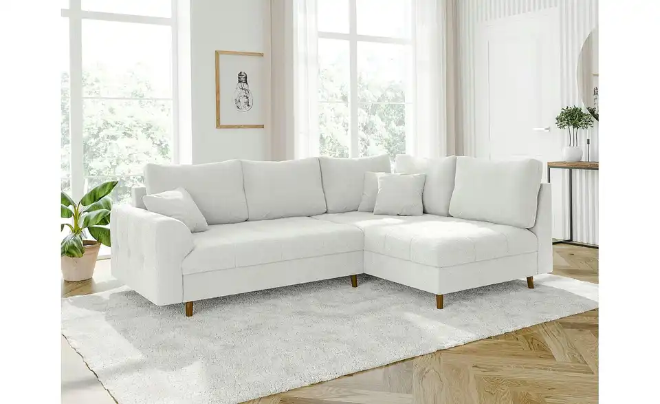 Ecksofa, in Wohnsituation