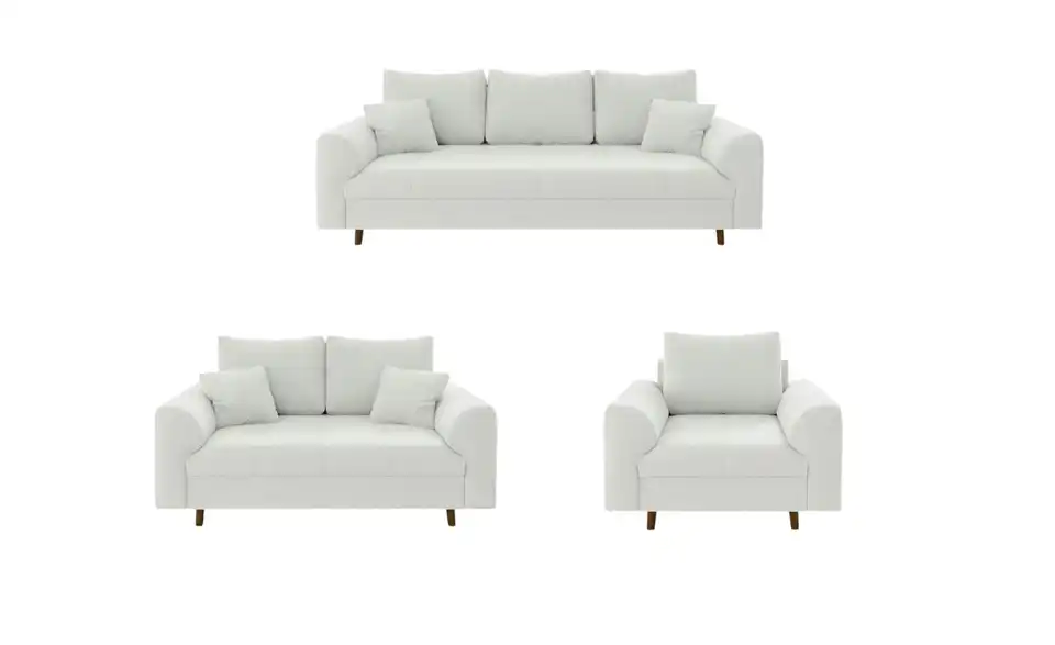 Polstergarnitur 3+2+1, Frontansicht