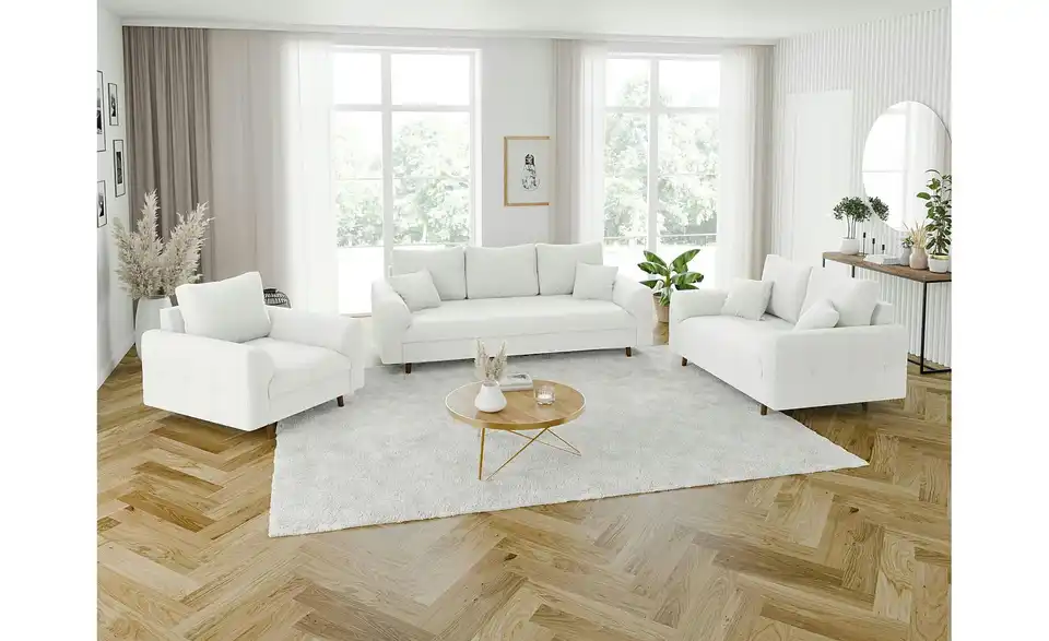 Polstergarnitur 3+2+1, in Wohnsituation