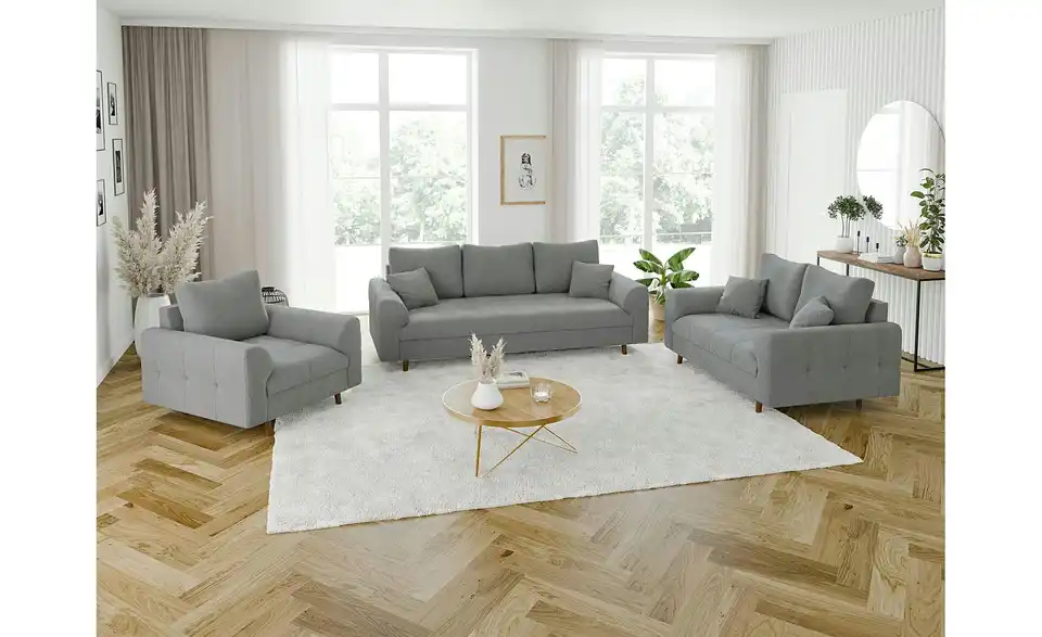 Polstergarnitur 3+2+1, in Wohnsituation