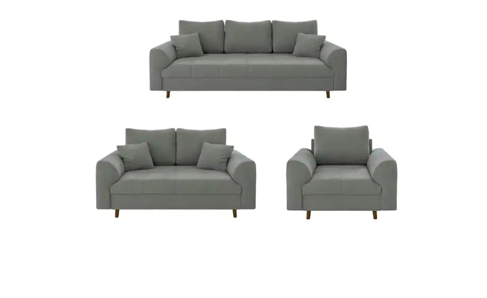 Polstergarnitur 3+2+1, Frontansicht