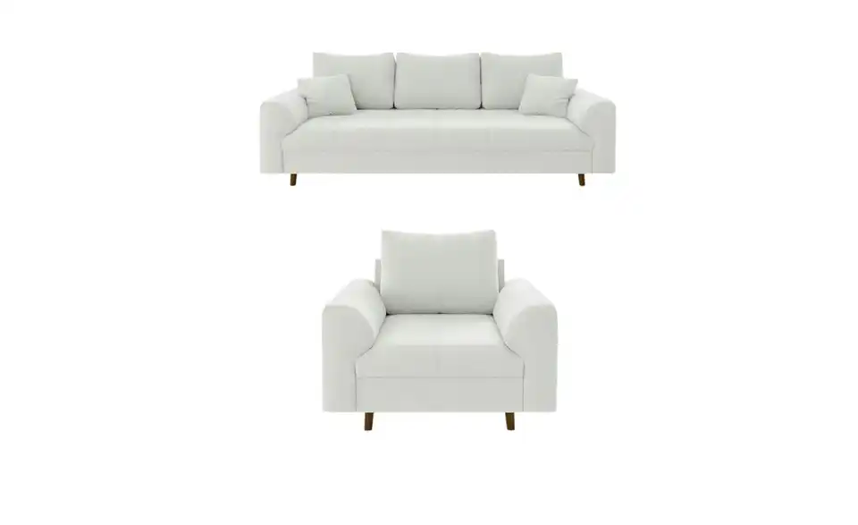 Polstergarnitur 3+1, Frontansicht