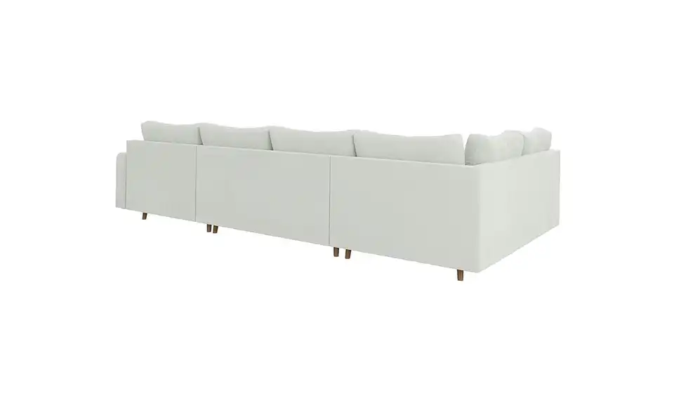 Wohnlandschaft mit Hocker, Rückansicht