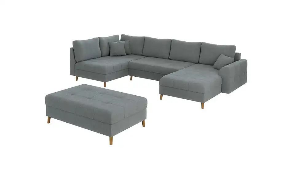 Wohnlandschaft mit Hocker, Perspektive