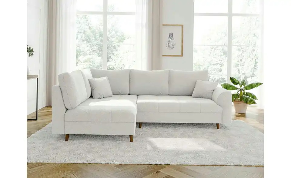 Ecksofa, in Wohnsituation