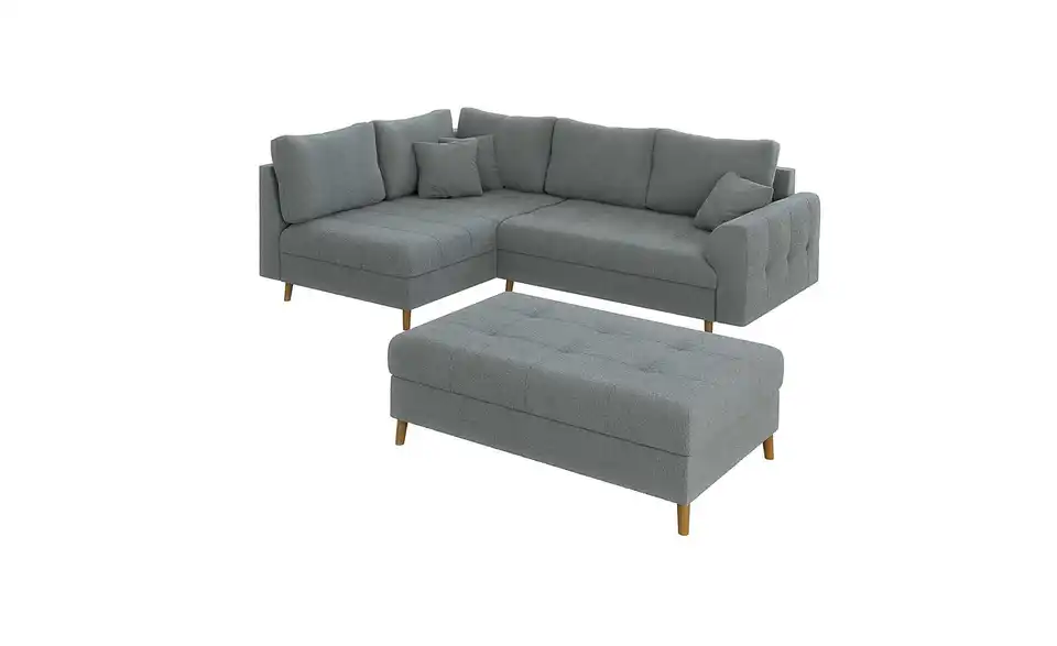 Ecksofa mit Hocker, Perspektive