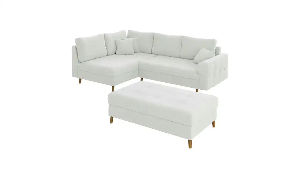 Ecksofa mit Hocker, Perspektive