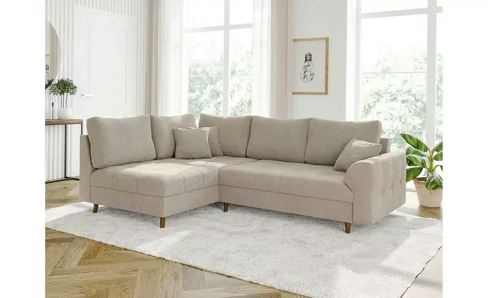 Ecksofa, in Wohnsituation