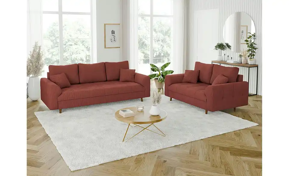 Polstergarnitur 3+2, in Wohnsituation