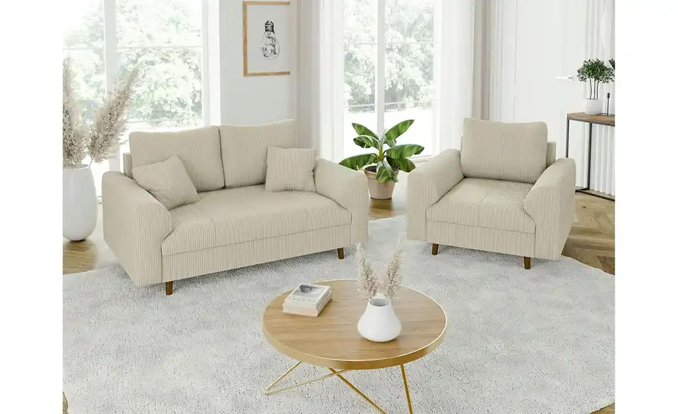 Polstergarnitur 2+1, in Wohnsituation