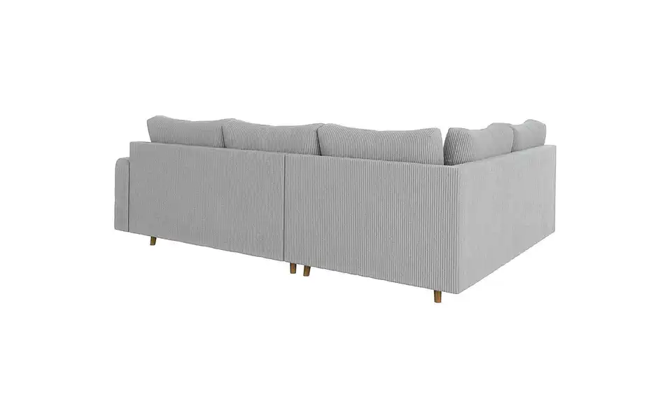 Ecksofa mit Hocker, Rückansicht