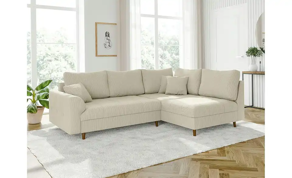 Ecksofa, in Wohnsituation