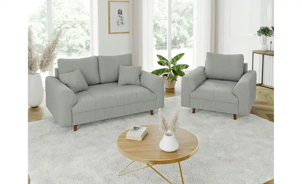 Polstergarnitur 2+1, in Wohnsituation