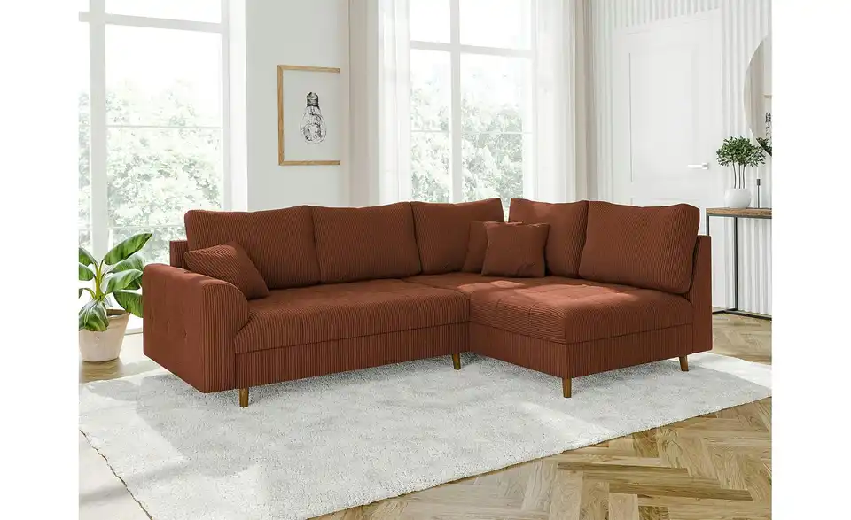 Ecksofa, in Wohnsituation