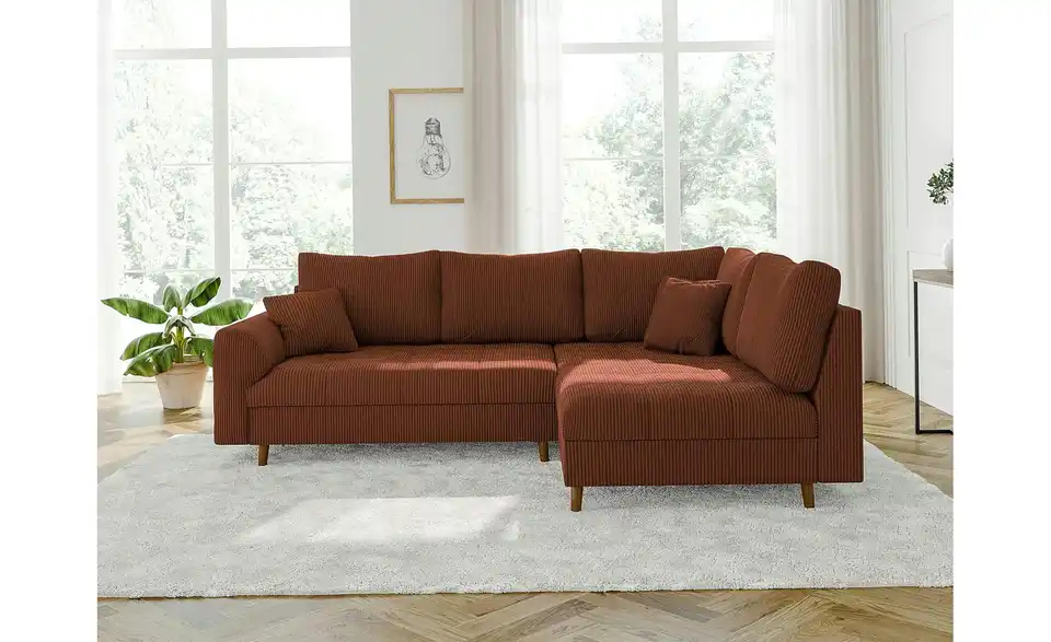 Ecksofa, in Wohnsituation