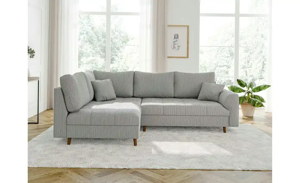 Ecksofa, in Wohnsituation