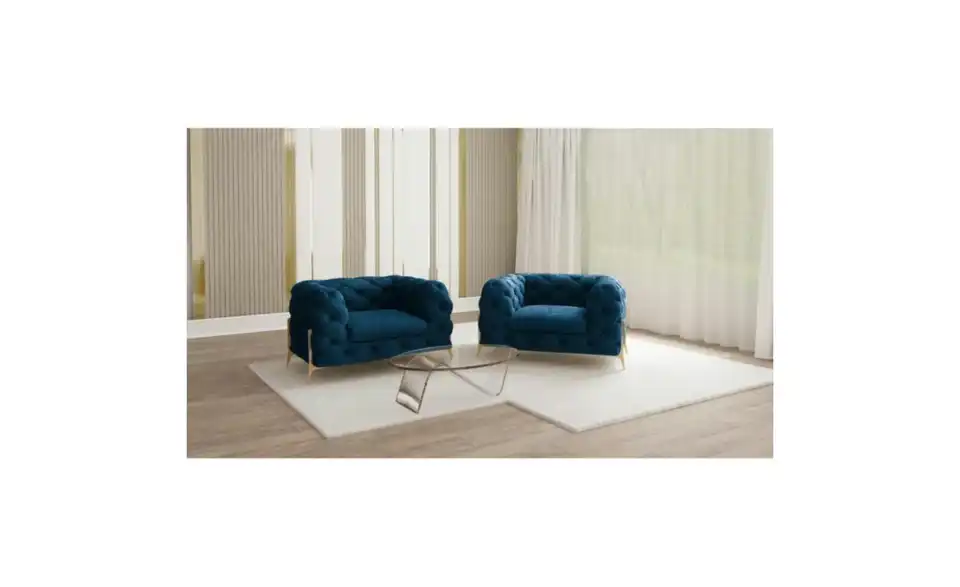 Chesterfield Sessel, in Wohnsituation