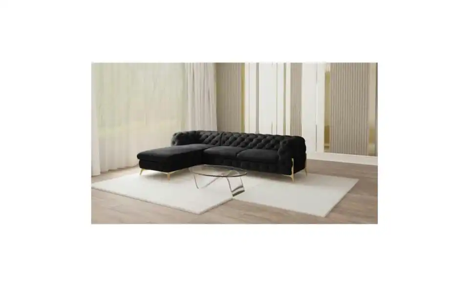 Ecksofa, in Wohnsituation