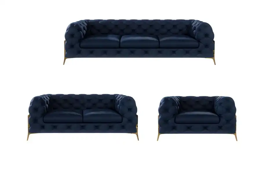 Polstergarnitur 3+2+1, Frontansicht