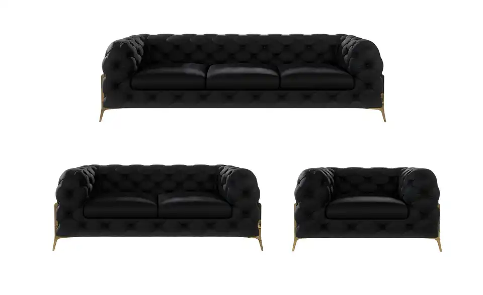 Polstergarnitur 3+2+1, Frontansicht