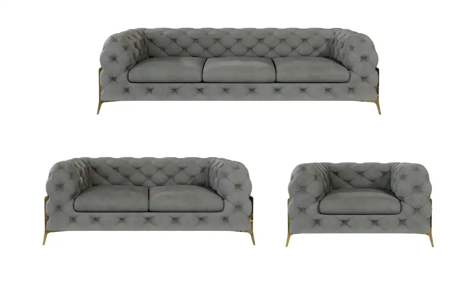 Polstergarnitur 3+2+1, Frontansicht