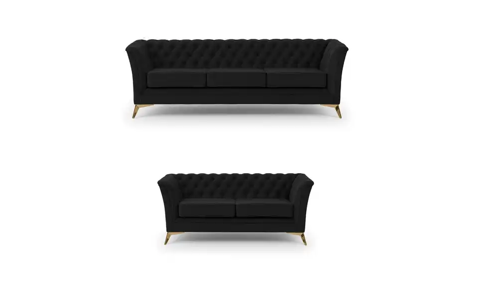 Polstergarnitur 3+2, Frontansicht