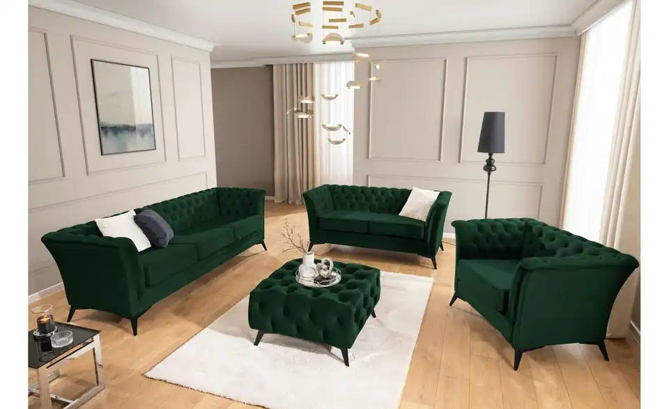 Polstergarnitur 3+1, in Wohnsituation