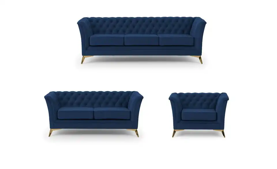 Polstergarnitur 3+2+1, Frontansicht