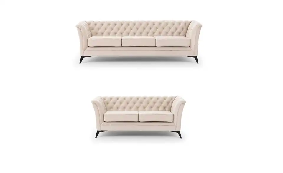 Polstergarnitur 3+2, Frontansicht