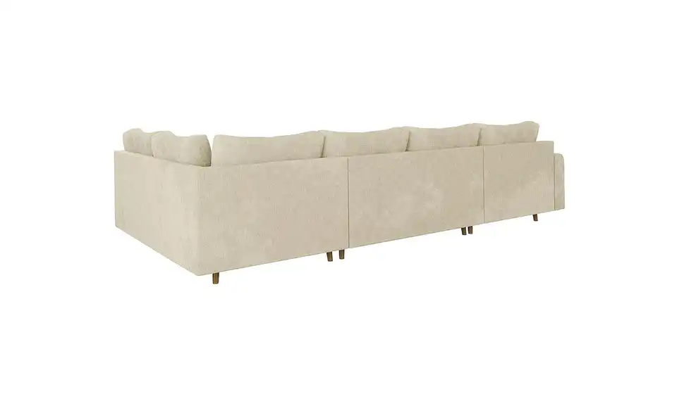 Wohnlandschaft mit Hocker, Rückansicht