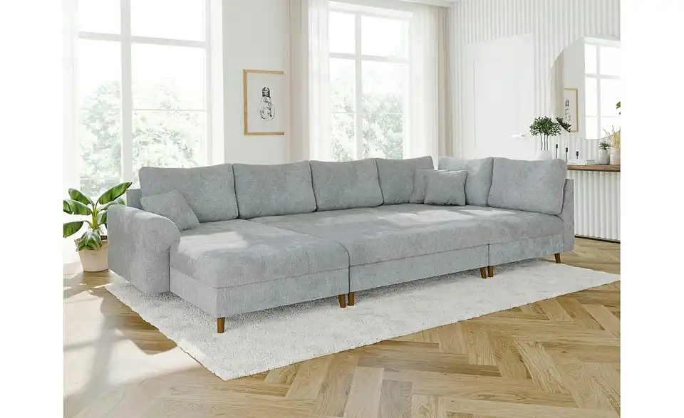 Wohnlandschaft mit Hocker, in Wohnsituation