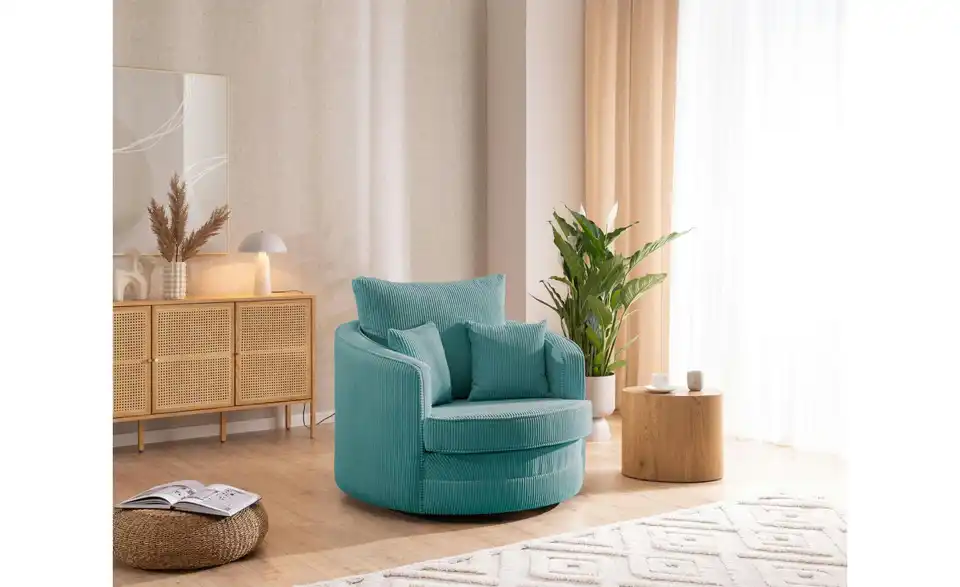 Drehsessel, in Wohnsituation