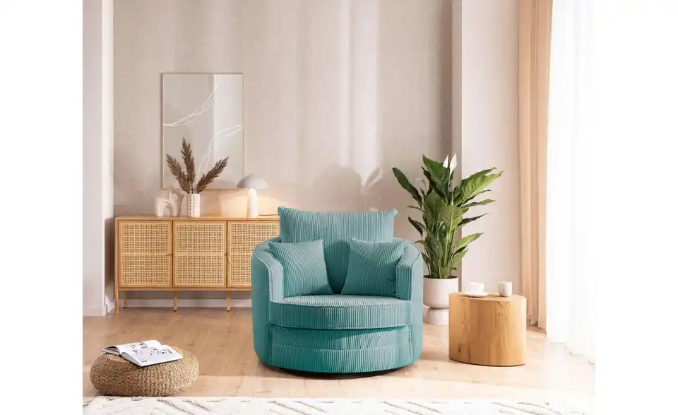 Drehsessel, in Wohnsituation