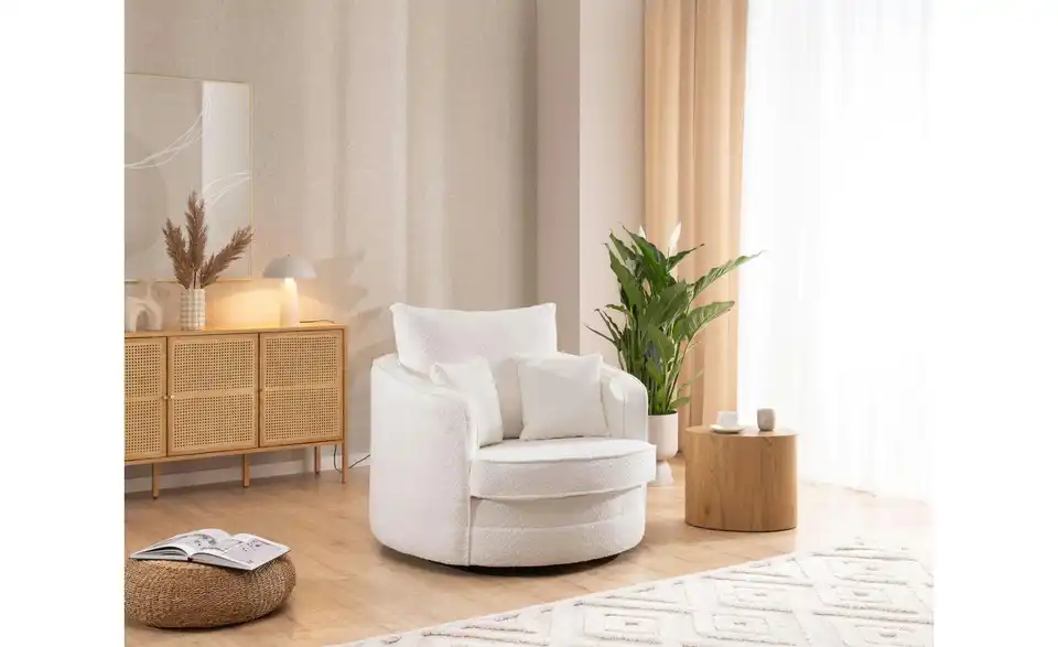 Drehsessel, in Wohnsituation