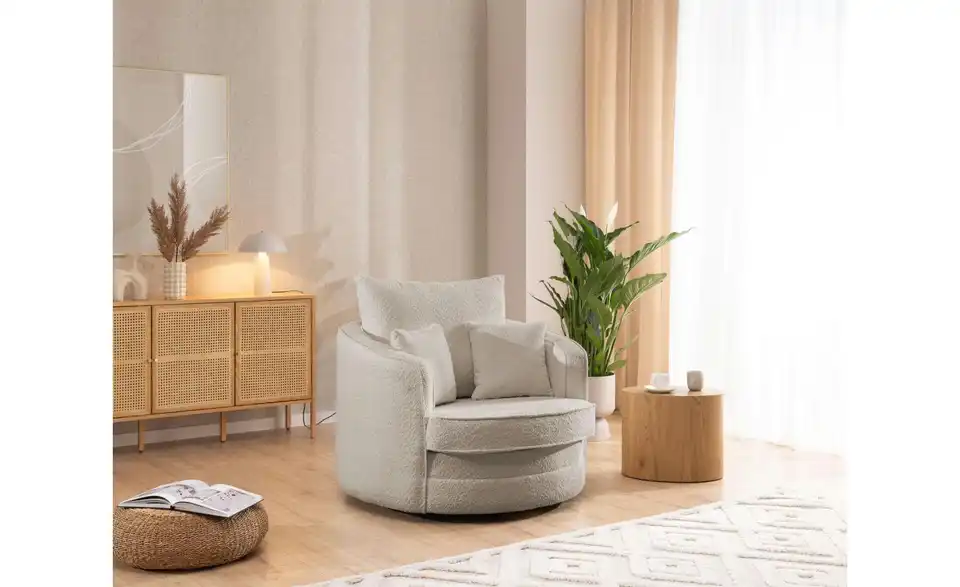 Drehsessel, in Wohnsituation