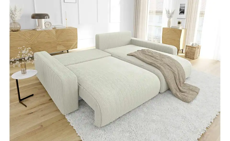 Ecksofa, in Wohnsituation