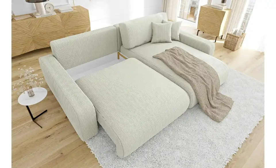 Ecksofa, in Wohnsituation