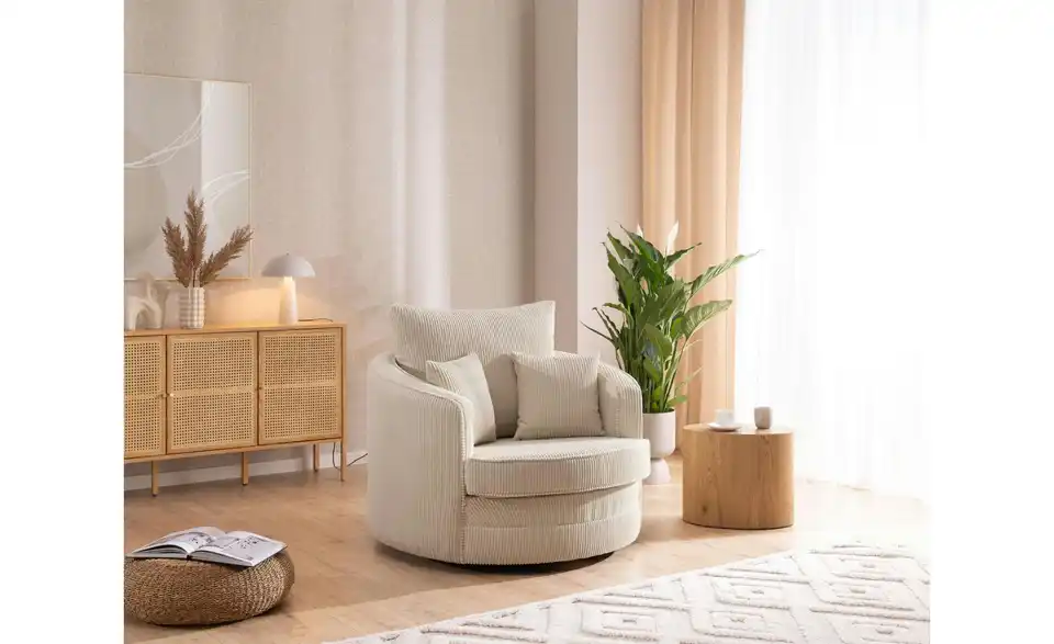 Drehsessel, in Wohnsituation